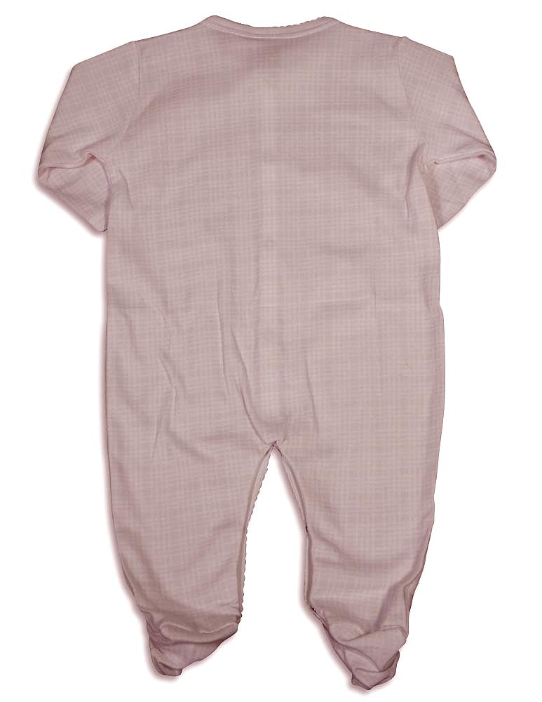 Baby Steps Infant Baby Girls Long Sleeve Footed Coverall