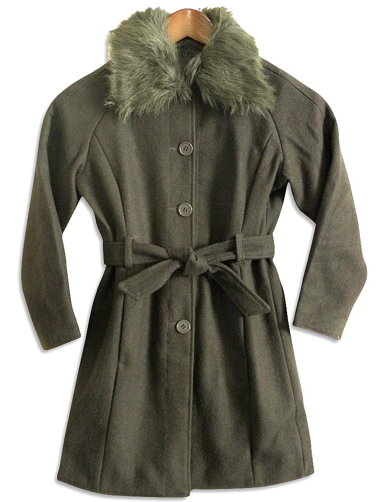 Outeredge - Big Girls' Reversible Dress Coat