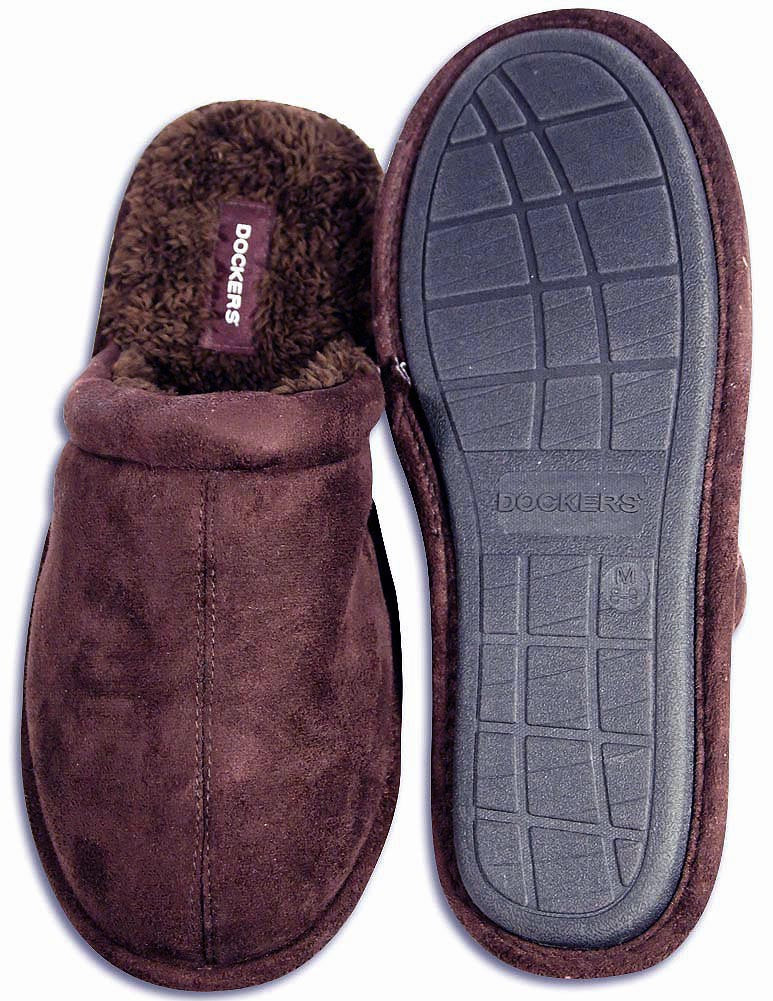Dockers Mens Scuff Microsuede Slipper, 28713