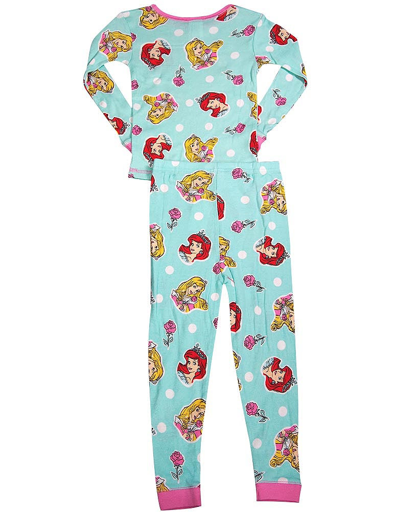 Disney Princess Girls Long Sleeve Long Leg Pajama Sleep Set, 38288