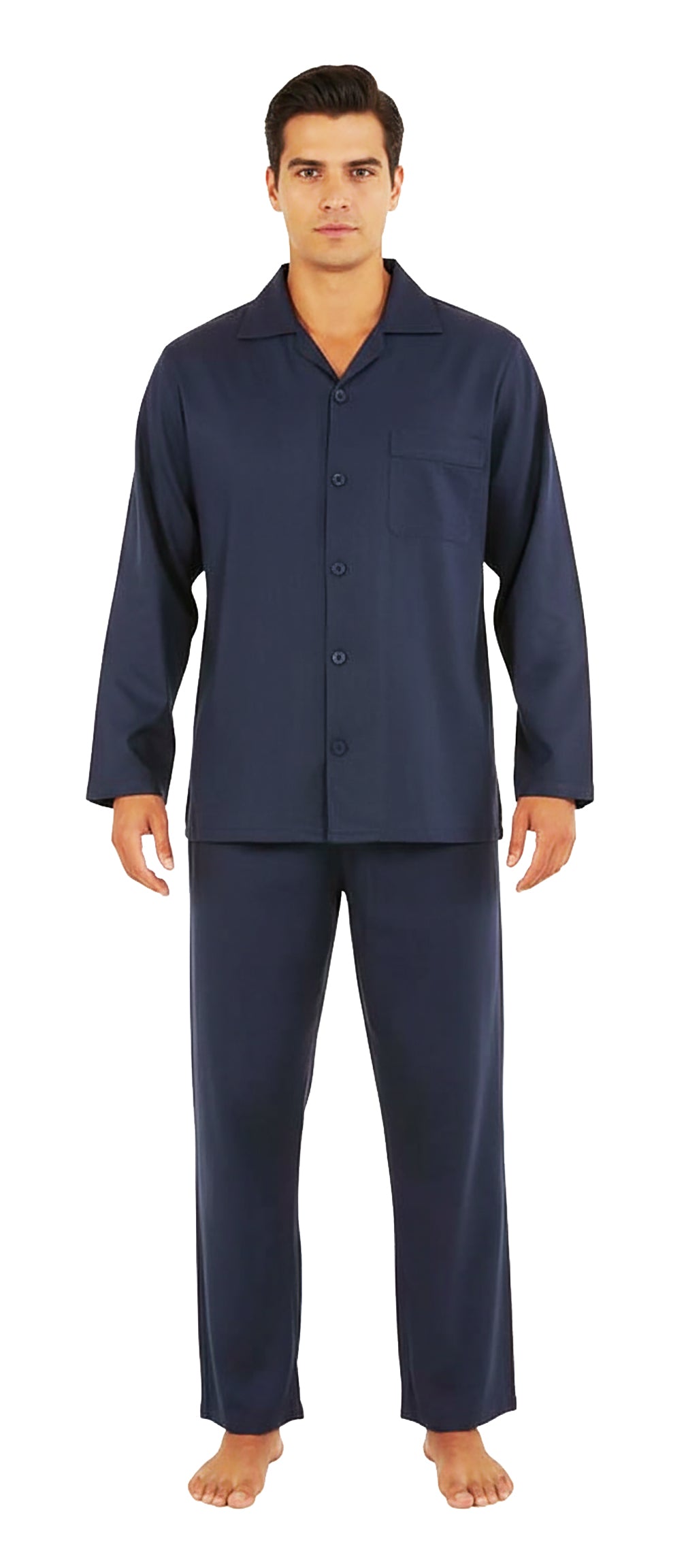 Norty Mens Cotton Blend Yarn Flannel Pajama Lounge Sleep Sets - 16 Prints Available