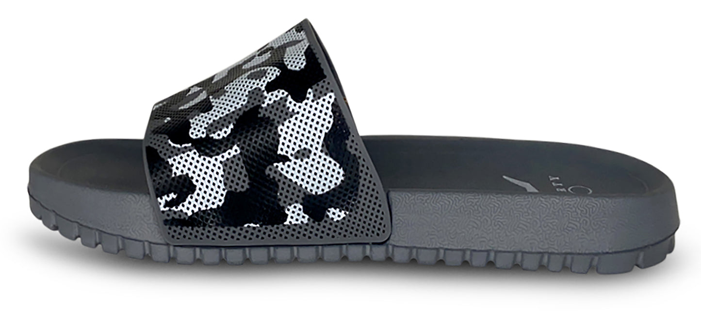 Norty Mens Comfort Casual Slide Flat Slip On Shower Sandals Runs One Size Small