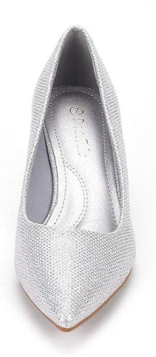 Dream Pairs Women's Moda Classic pointed toe kitten heel shoe, 42488