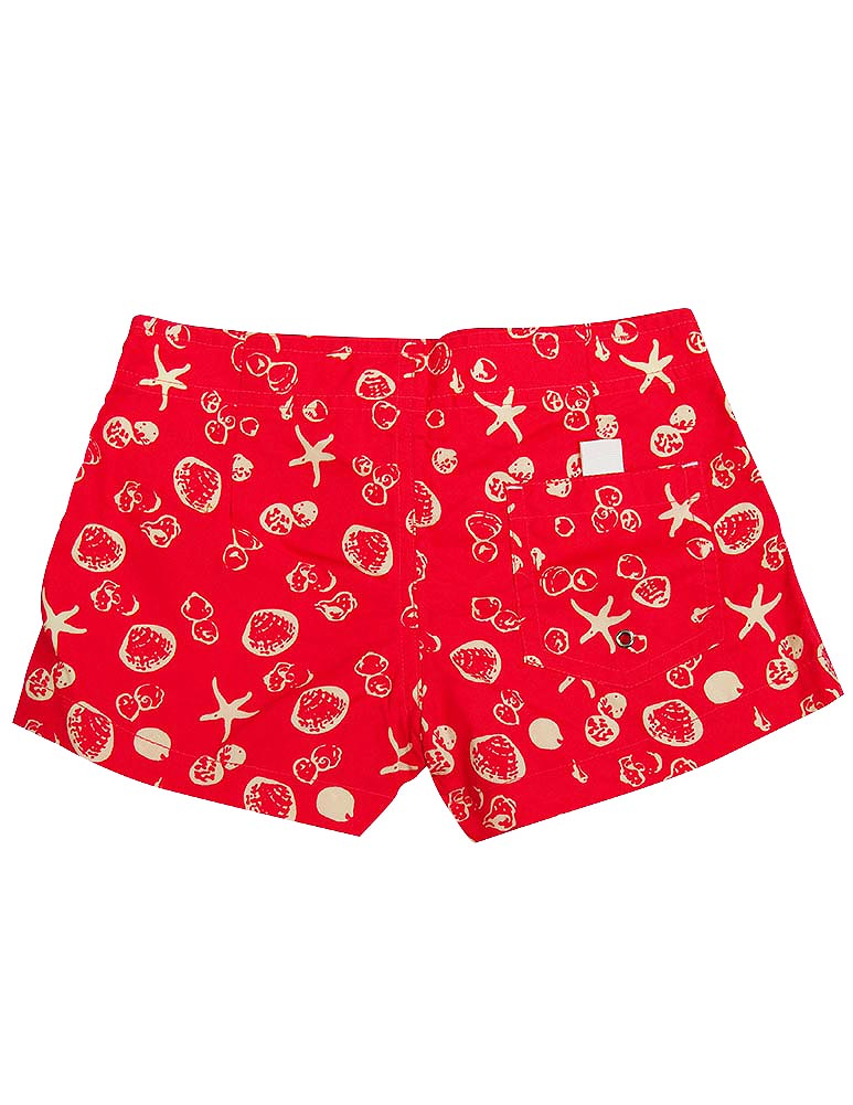 Verona - Little Girls Seashells Print Board Short
