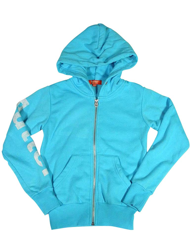 Butter Super Soft Long Sleeve Screen Print and Embellished Zip Hoodie Sweatshirt, 24953