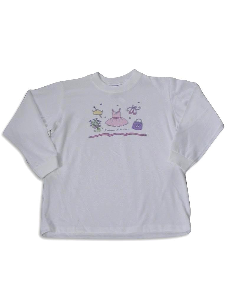 Mulberribush Little Girls 4-6X Long Sleeve T Shirt Tee Top