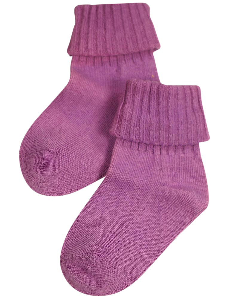 Tic Tac Toe - Little Girls' Triple Roll Sock