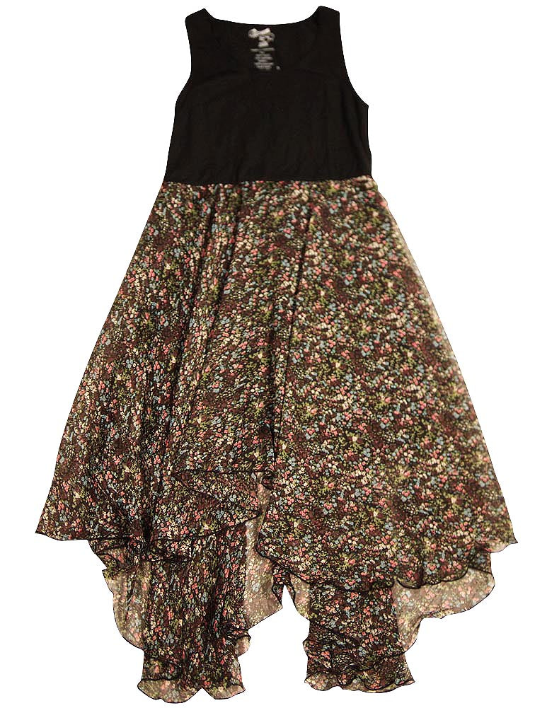 Flowers by Zoe - Big Girls' Sleeveless Floral Dress - 4 Colors