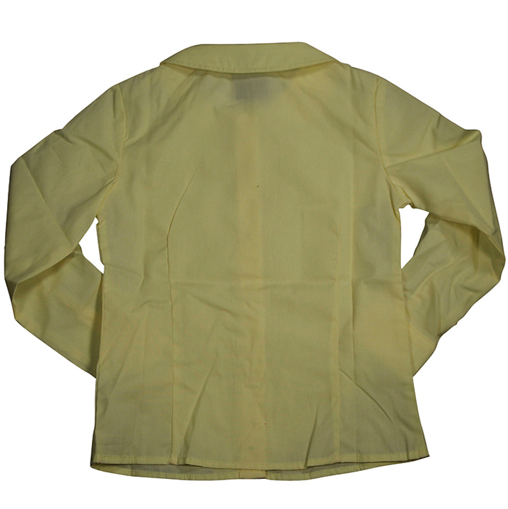 French Toast Uniform Girls Plus Size Long Sleeve Feminine Fit Peter Pan Blouse