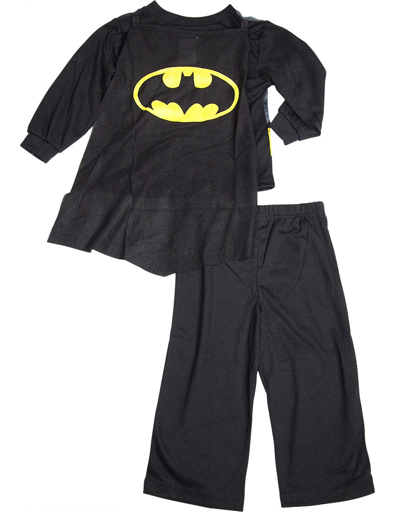 Toddler Boys Batman Long Sleeve 2 Piece Flame Resistant Pajamas Set