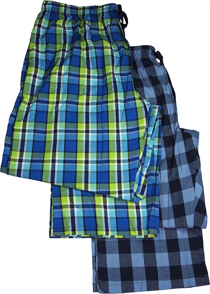 Hanes Men's Tall Woven Stretch Pajama Sleep Lounge Pants - 2 Pack