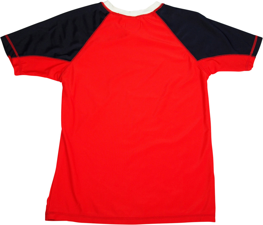 Tommy Bahama Boys Relax Short Sleeve Color Blocked Rash Guard Top Shirts