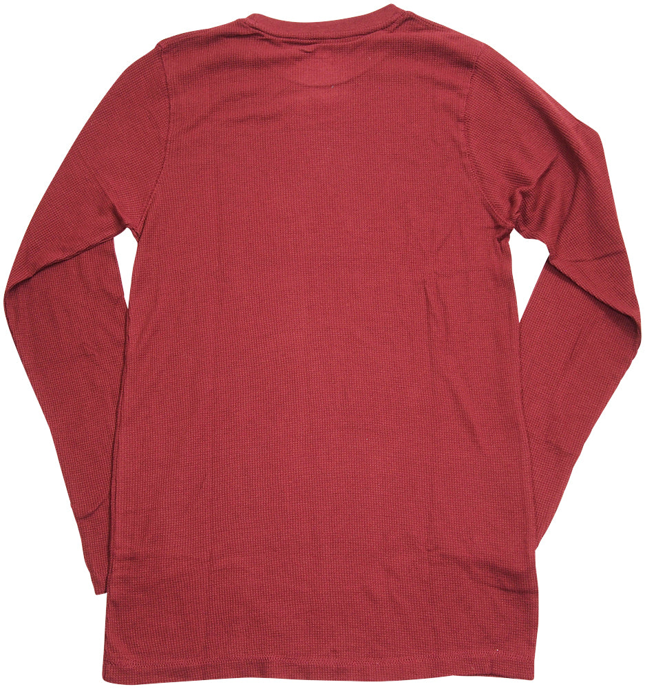 Hanes - Men's Ultimate Waffle Thermal Crewneck Shirt Sleep Lounge Top