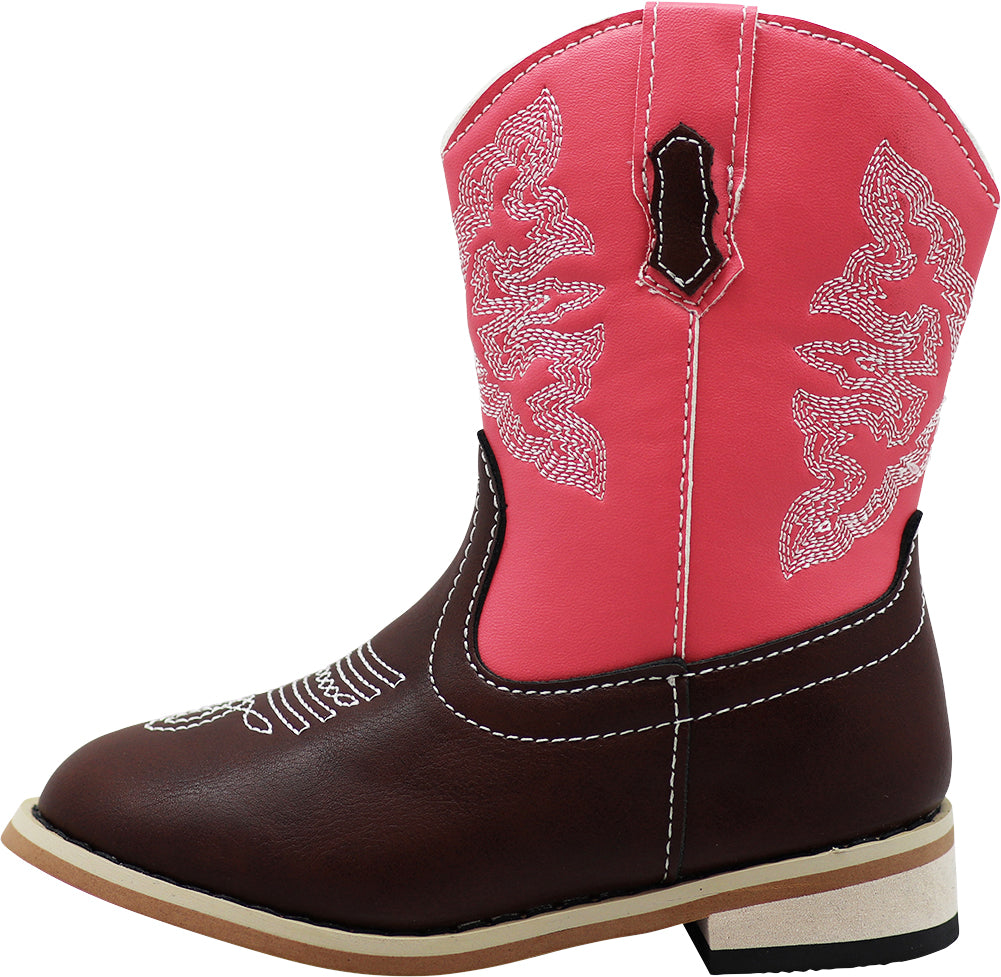 NORTY Boy's Girl's Unisex Western Cowboy Boot for Little Kids