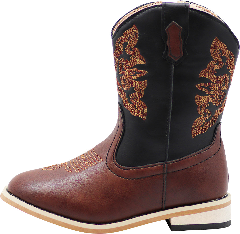 NORTY Boy's Girl's Unisex Western Cowboy Boot for Big Kids