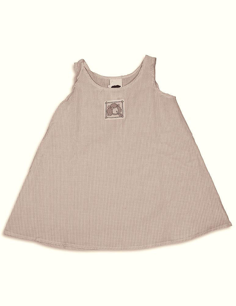 Mulberribush Infant / Toddler Girls Sleeveless Cotton Sundress Jumper Dress