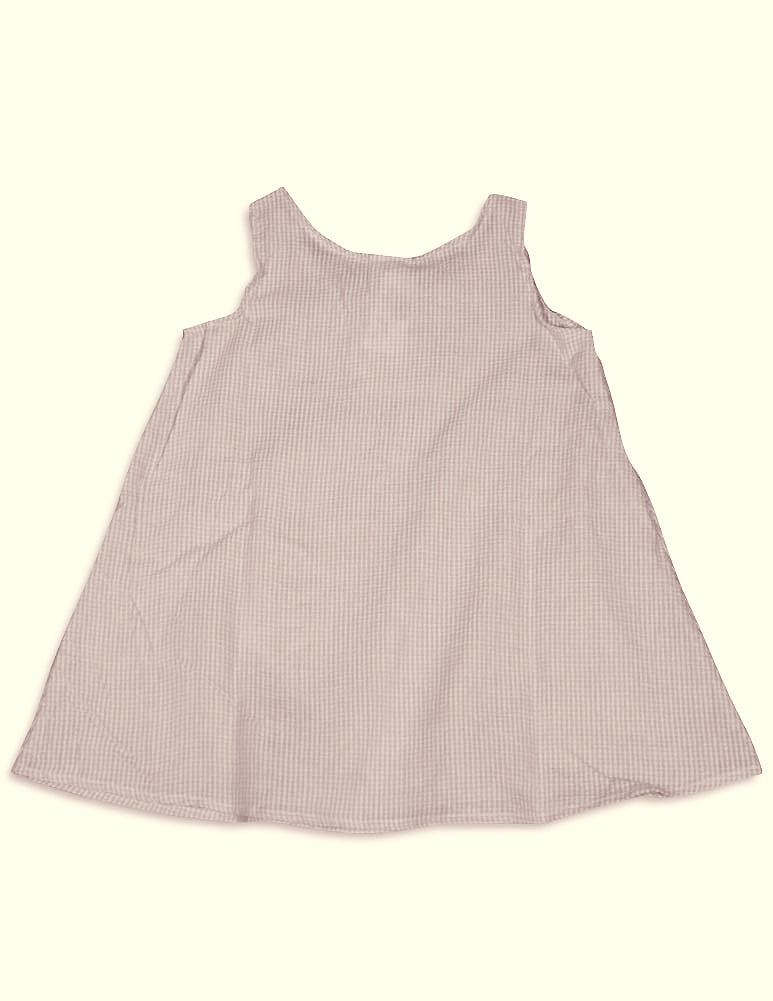 Mulberribush Infant / Toddler Girls Sleeveless Cotton Sundress Jumper Dress