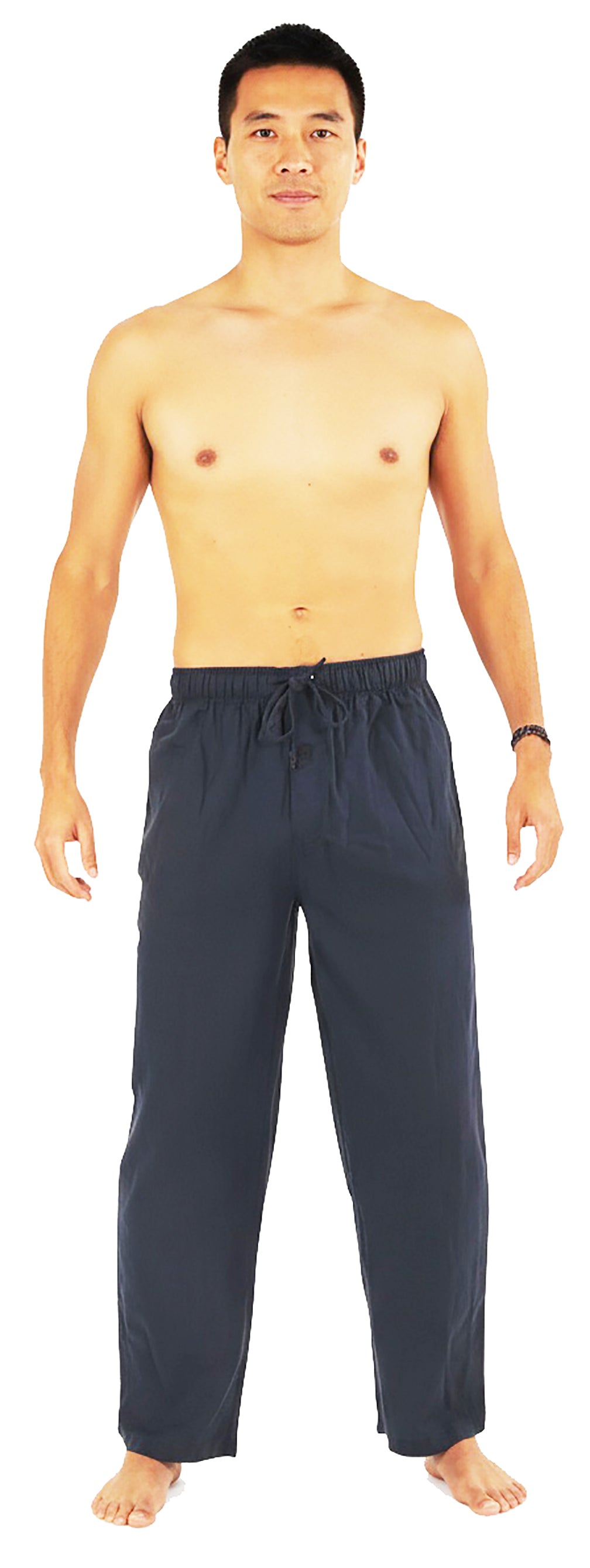 Norty Mens Flannel Pajama Pants Lounge Sleep Pant - Plaids and Solids, Cotton Blend