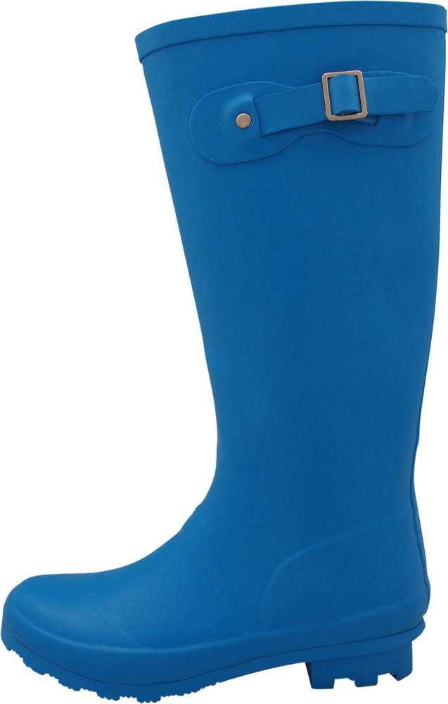 Norty Women's Hurricane Wellie - Glossy Matte Hi-Calf Rainboots - IRREGULARS, 41241