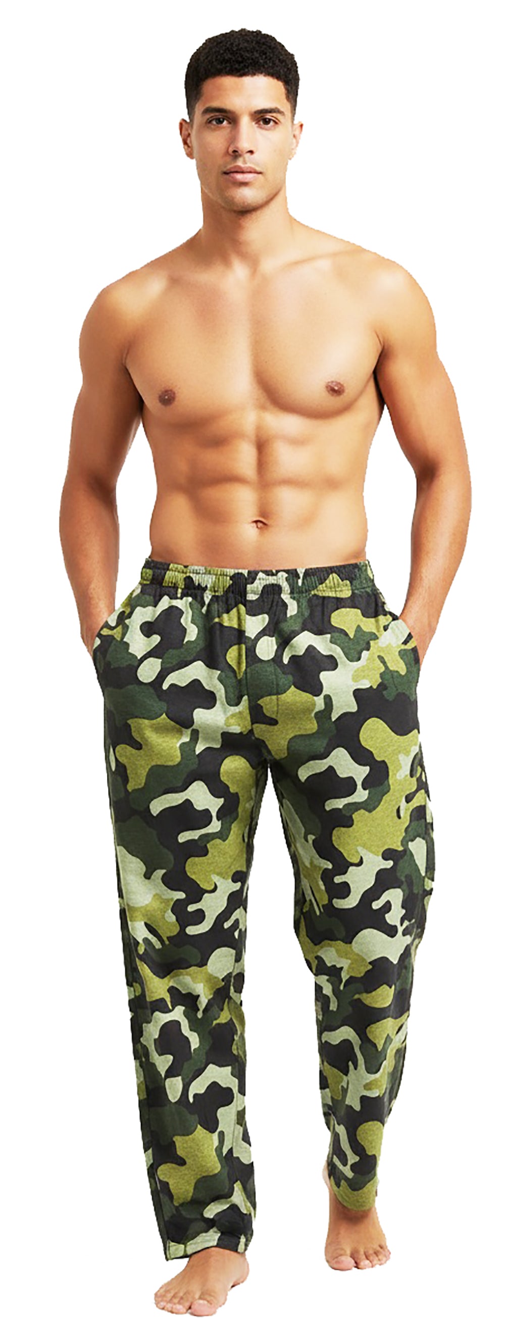 NORTY Men's 100% Cotton Printed Flannel Sleep Lounge Pajama Pant - 4 Prints