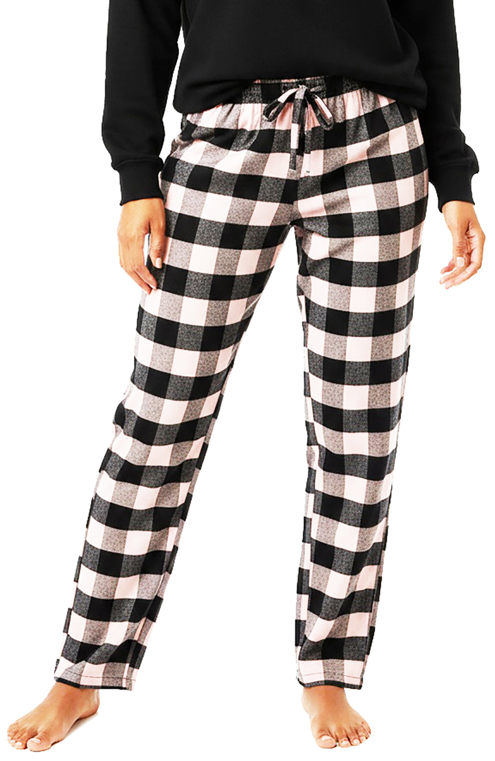 NORTY Women's Cotton Blend Yarn Dyed Flannel Sleep Lounge Pajama Pant