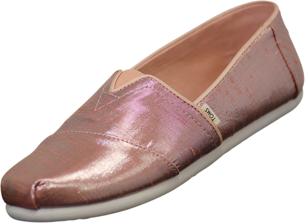 Toms Big Girls Shantung Classic Slip-On Shoe, 42233