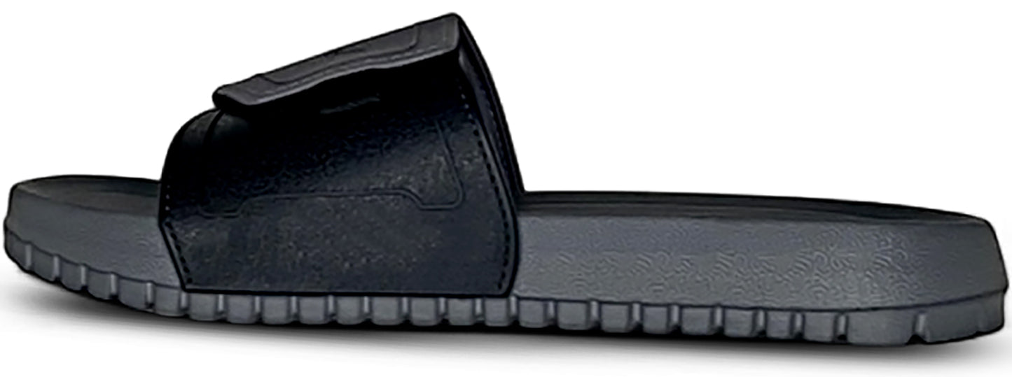 Norty Mens Comfort Casual Slide Flat Slip On Shower Sandals Runs One Size Small