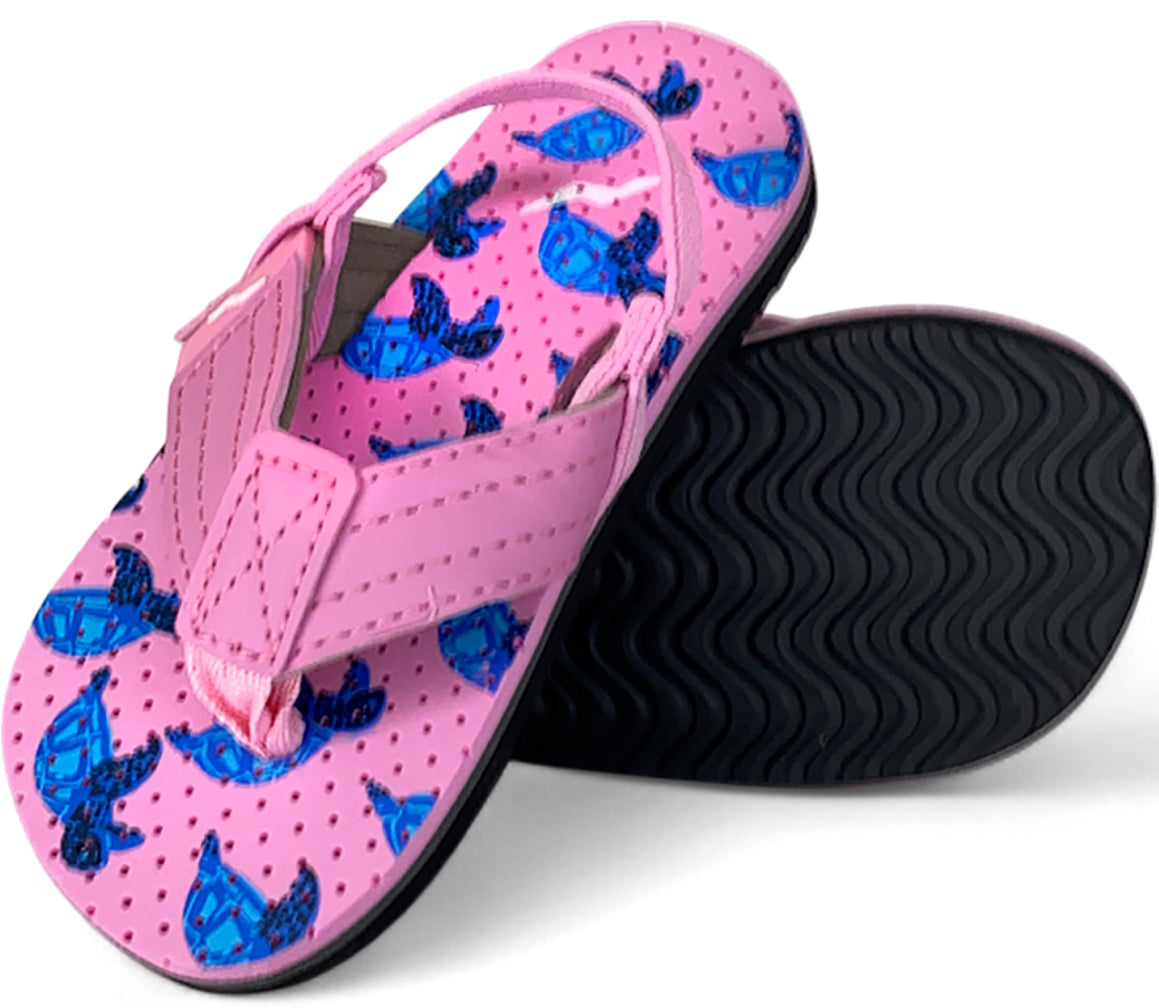 Norty Toddler Flip Flops for Kids Baby Boys Girls Elastic Slingback Flat Sandal