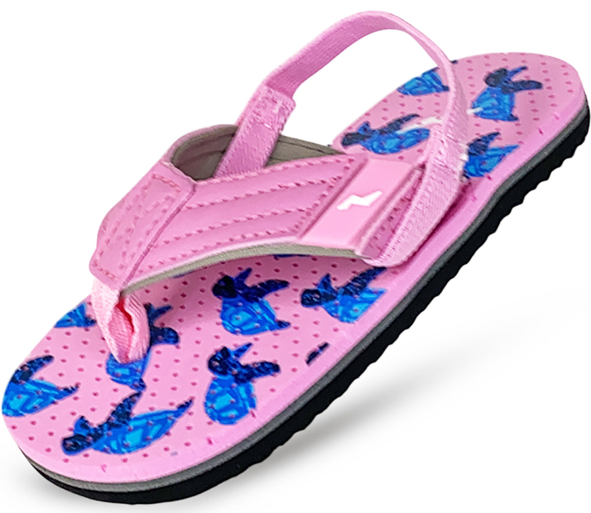 Norty Toddler Baby Boys Girls Thong Elastic Slingback Flip Flop Flat Sandal