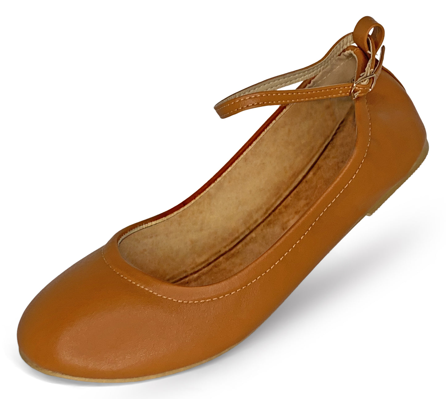 Dream Pairs Women's Sole Fina Strap Round Toe Ballet Flat, 42496