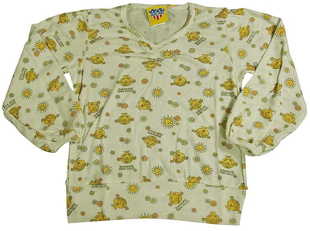 Junk Food - Little Girls' Long Sleeve Little Miss Sunshine Printed Tee Shirt