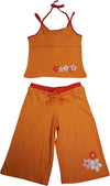 Mish Baby Infant Newborn Girls 2 Piece Sleeveless Tank Pant Set - 100% Cotton