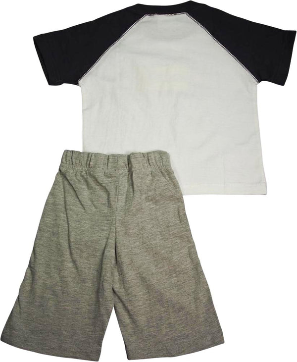 Mish Mish Baby Boys Infant Cotton Knit Short Sleeve Tee Short Sets