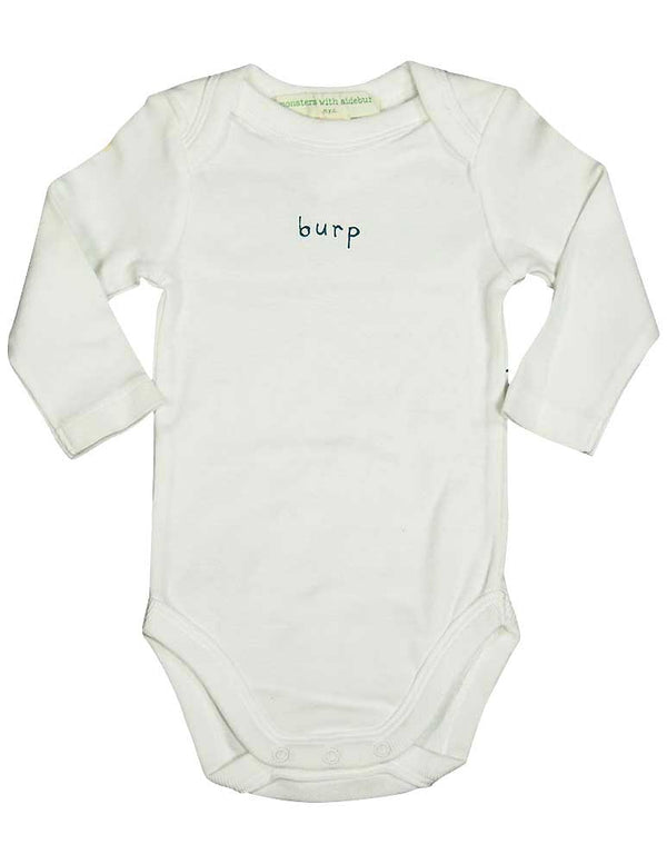 Monsters With Sideburns - Baby Boys Long Sleeve Bodysuit