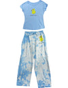 Stupid Factory - Little Girls' Short Sleeve Pant Set, Great For Camp