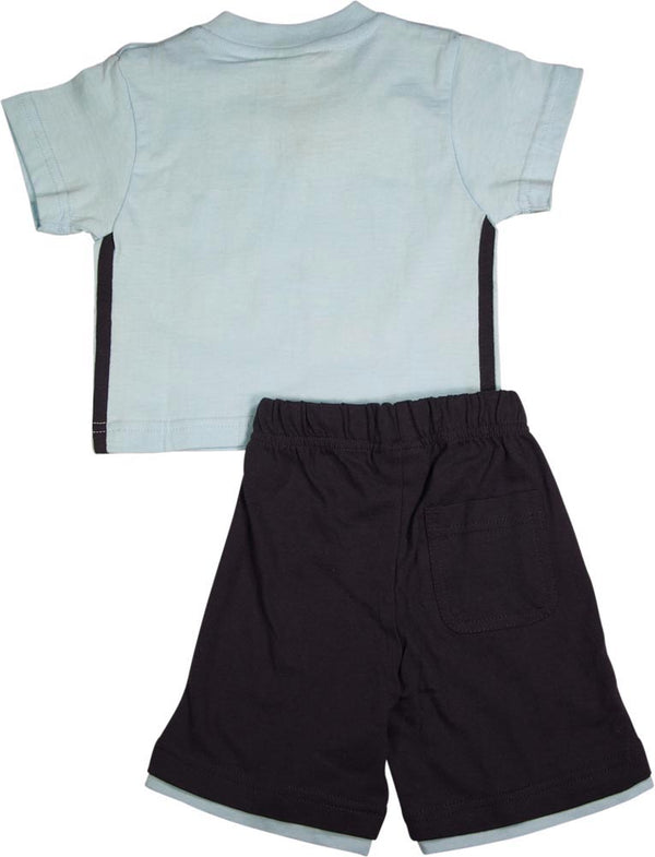 Mish Mish Baby Boys Infant Cotton Knit Short Sleeve Tee Short Sets, 8516