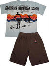 Mish Mish Toddler & Little Boys Cotton Short Sleeve Short Sets SZ 2T - 7