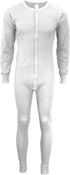 Indera Men's Regular, Big & Tall Thermal Classic Long Sleeve Cotton Union Suit, 19266