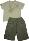 Mish Mish Baby Boys Infant Cotton Short Sleeve Tee Short Sets, 20905