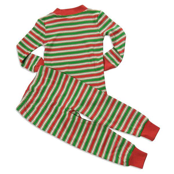 Sara's Prints Baby Girls 2 Piece Long Sleeve Sleepwear Pajama Set - 100% Cotton