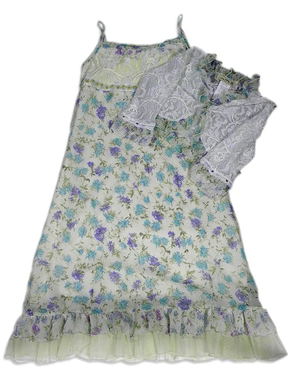 Little Mass - Little Girls' Floral Dress Set
