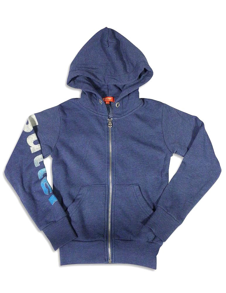 Butter Super Soft Long Sleeve Screen Print and Embellished Zip Hoodie Sweatshirt, 24953