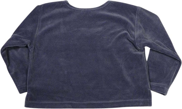 Mulberribush Girls Long Sleeve Velour Hip Length Shirt Top