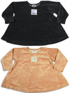 Mulberribush Toddler Girls Long Sleeve Velour Swing Shirt Top