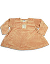 Mulberribush Toddler Girls Long Sleeve Velour Swing Shirt Top