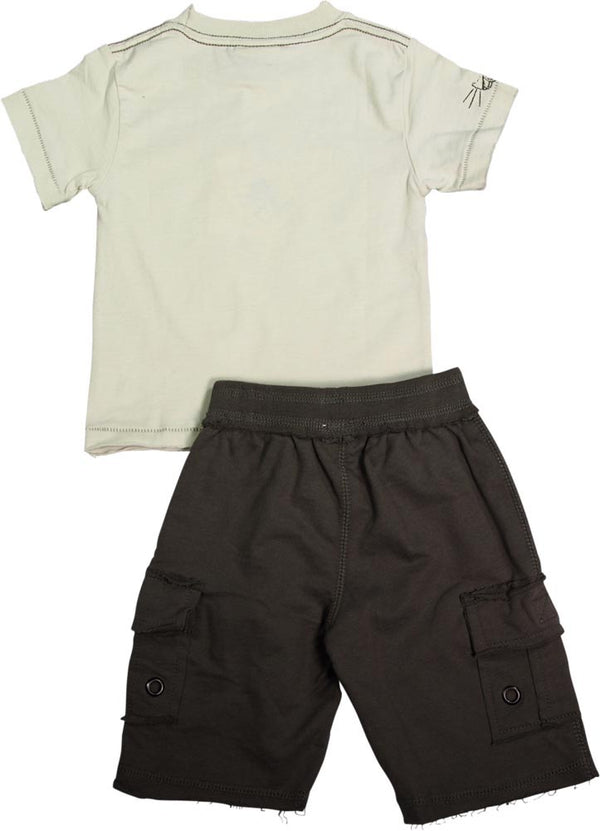 Mish Mish Baby Boys Infant Cotton Knit Short Sleeve Tee Short Sets