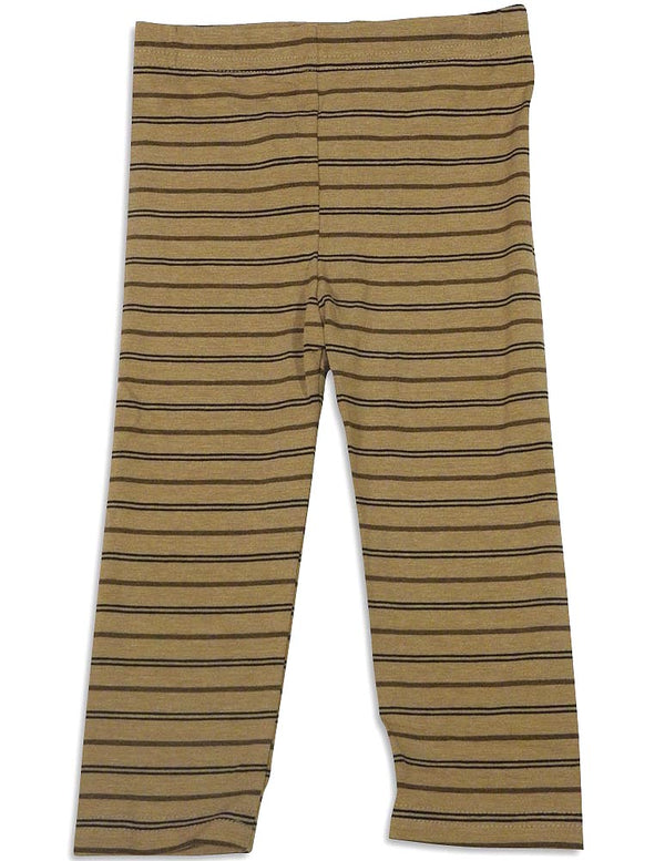 Mulberribush Infant Girls Striped Elastic Waist Leggings Pant Bottoms