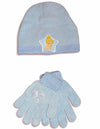 Disney Fairies Girl's Tinkerbell Chenille Hat & Mitten Set - One Size Fits Most