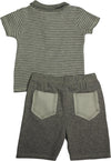 Mish Mish Baby Boys Newborn Infant Cotton Short Sleeve Short Sets, 28948
