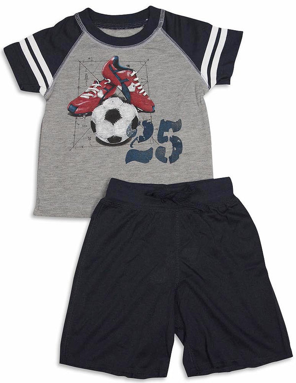 Wes and Willy - Baby Boys Short Sleeve Shortie Pajamas